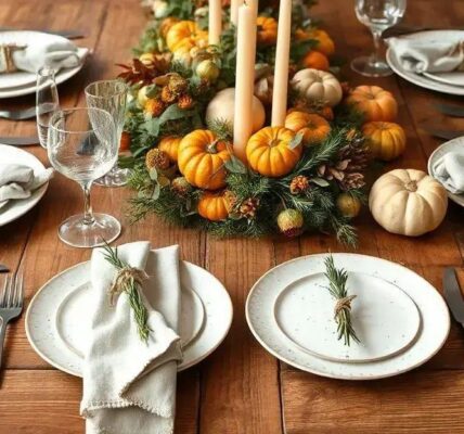 20 Elegant Thanksgiving Table Settings You Can Create Easily