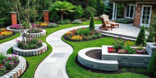 4 Stunning Benefits of Concrete Landscaping for Your Yard