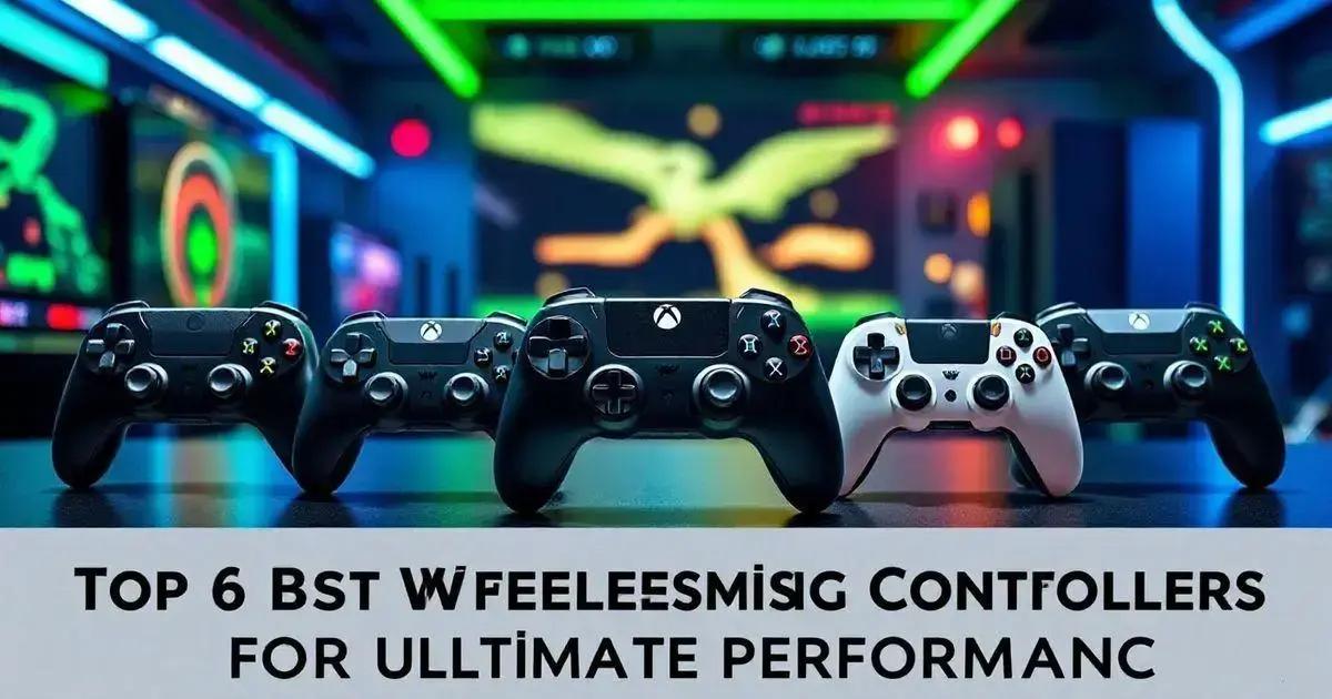 Top 6 Best Wireless Gaming Controllers for Ultimate Performance