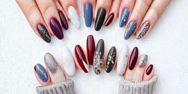 16 Almond Nail Ideas to Elevate Your Winter Looks