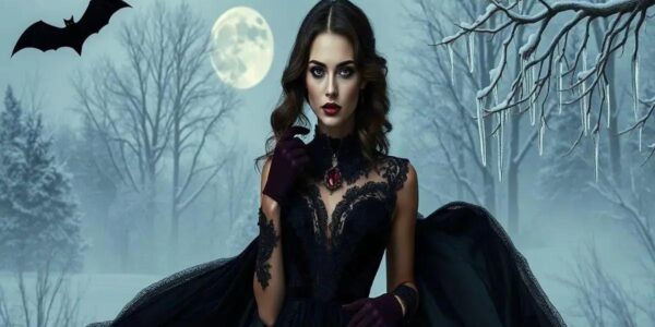 8 Steps to Achieve the Darkly Chic Vampire Winter Style